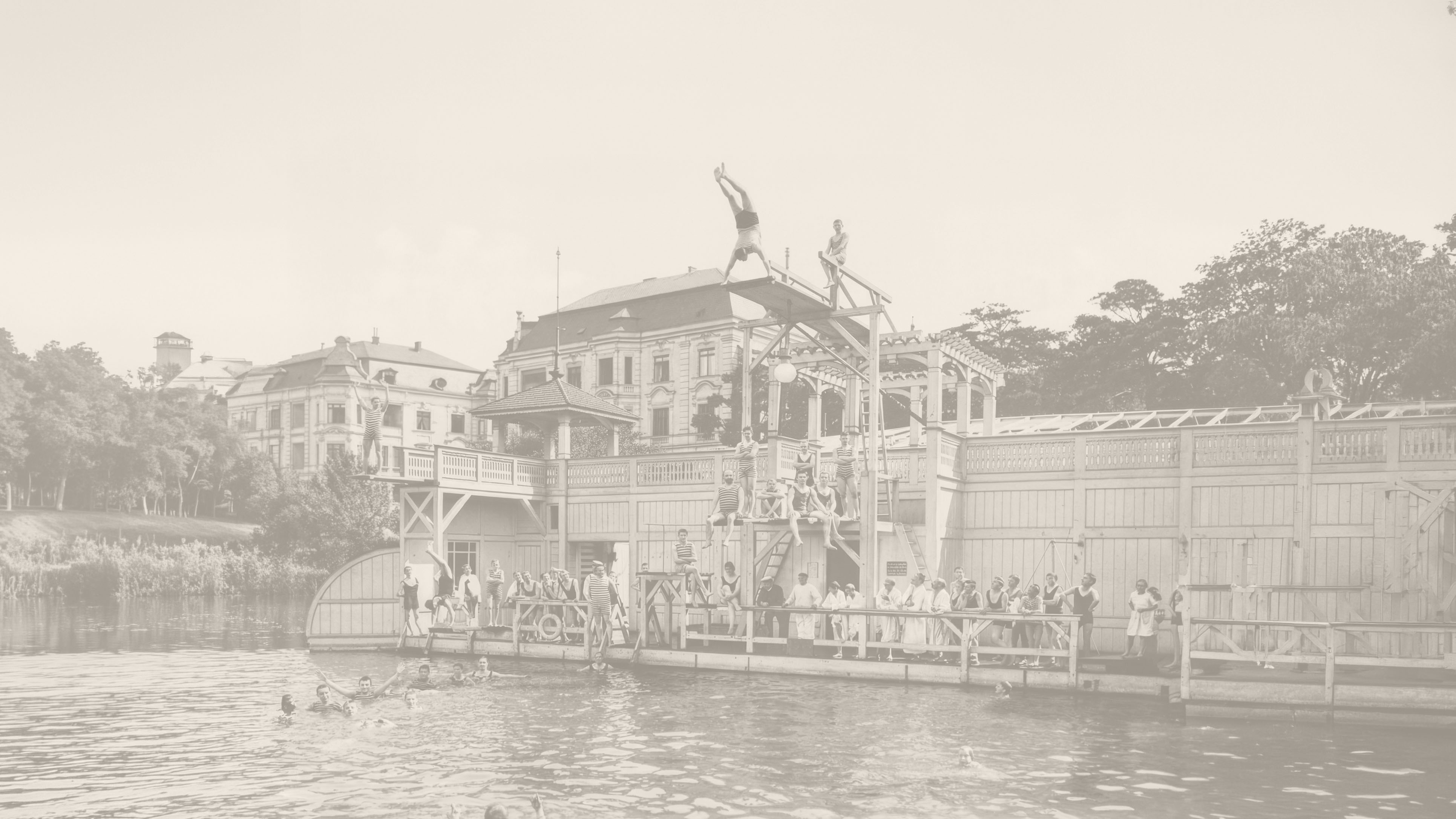 Das Halensee historisches Strandbad